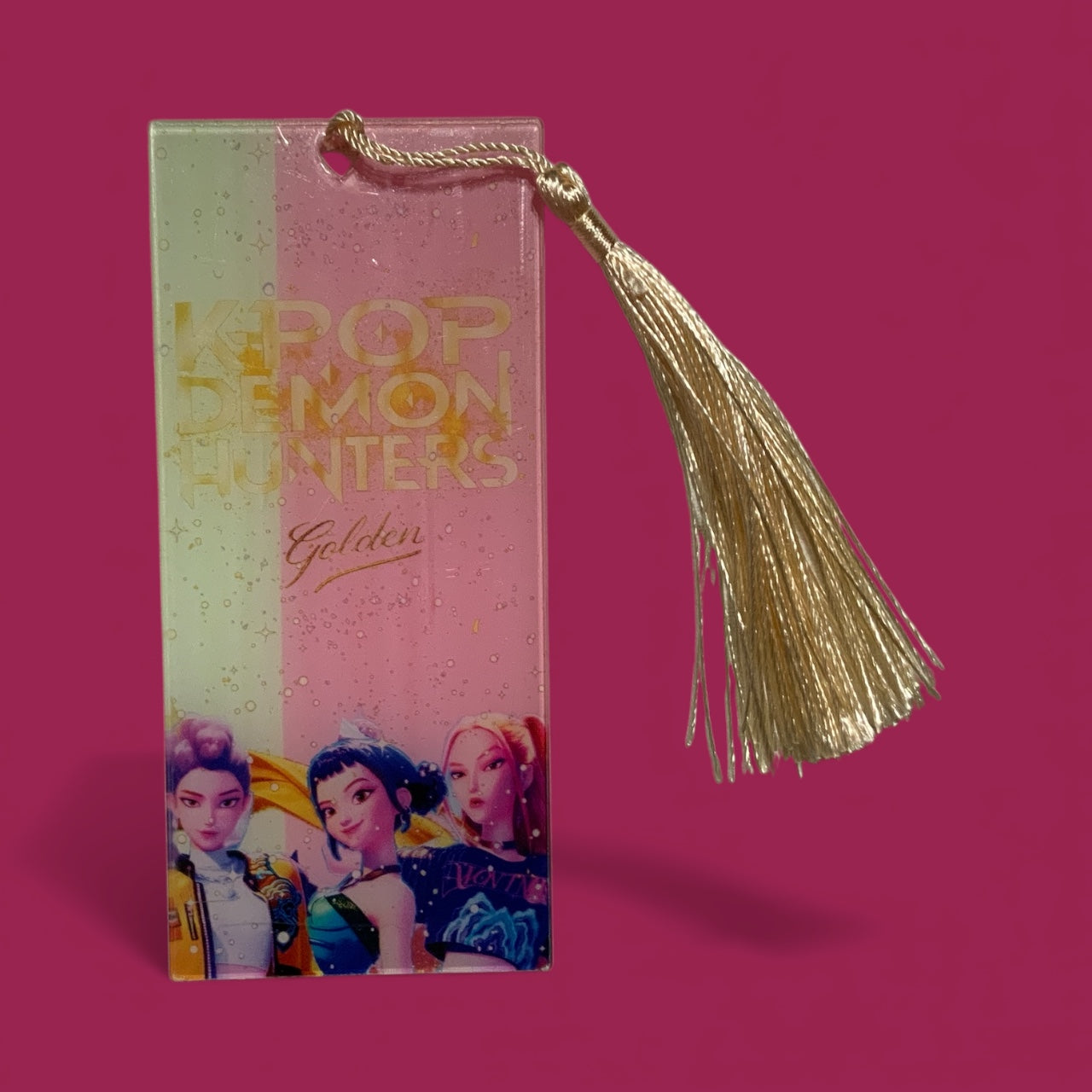 Bookmark | K-Pop Saja Boys & Demon Huntrix Demon Hunters Acrylic Bookmark | Anime-Inspired Pop Culture Bookmark | Cute Durable Gift for Readers & Collectors