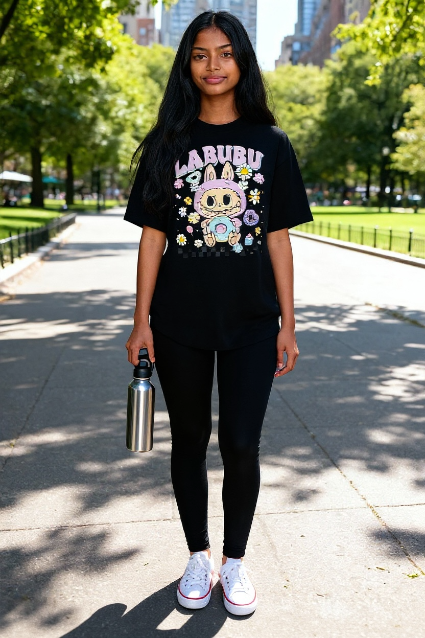 Handmade Labubu Short Sleeve Shirt | Cute Kawaii Character Tee | Unique Gift for Labubu Fans