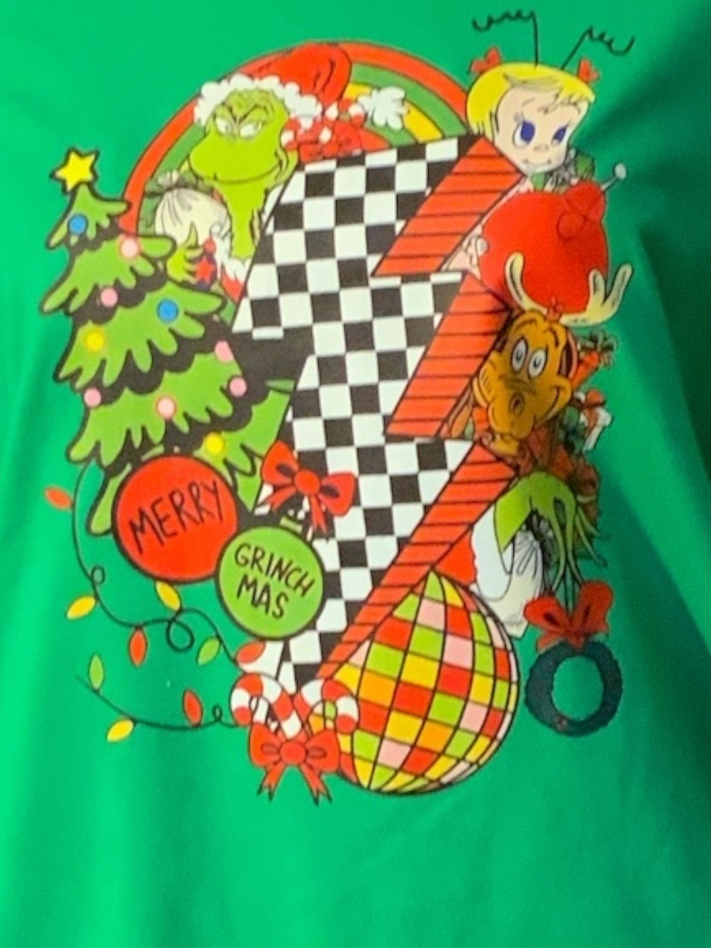 Handmade Merry Grinchmas Long Sleeve Shirt | Unisex Christmas Grinch Top | Funny Holiday Tee | Green Grinch Long Sleeve | Whimsical Xmas Gift for Her or Him