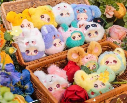 Authentic Liila’s Garden Tea Party Mini Plush Blind Box – Kawaii Garden Animal Collectible | Mystery Plush Gift for Collectors