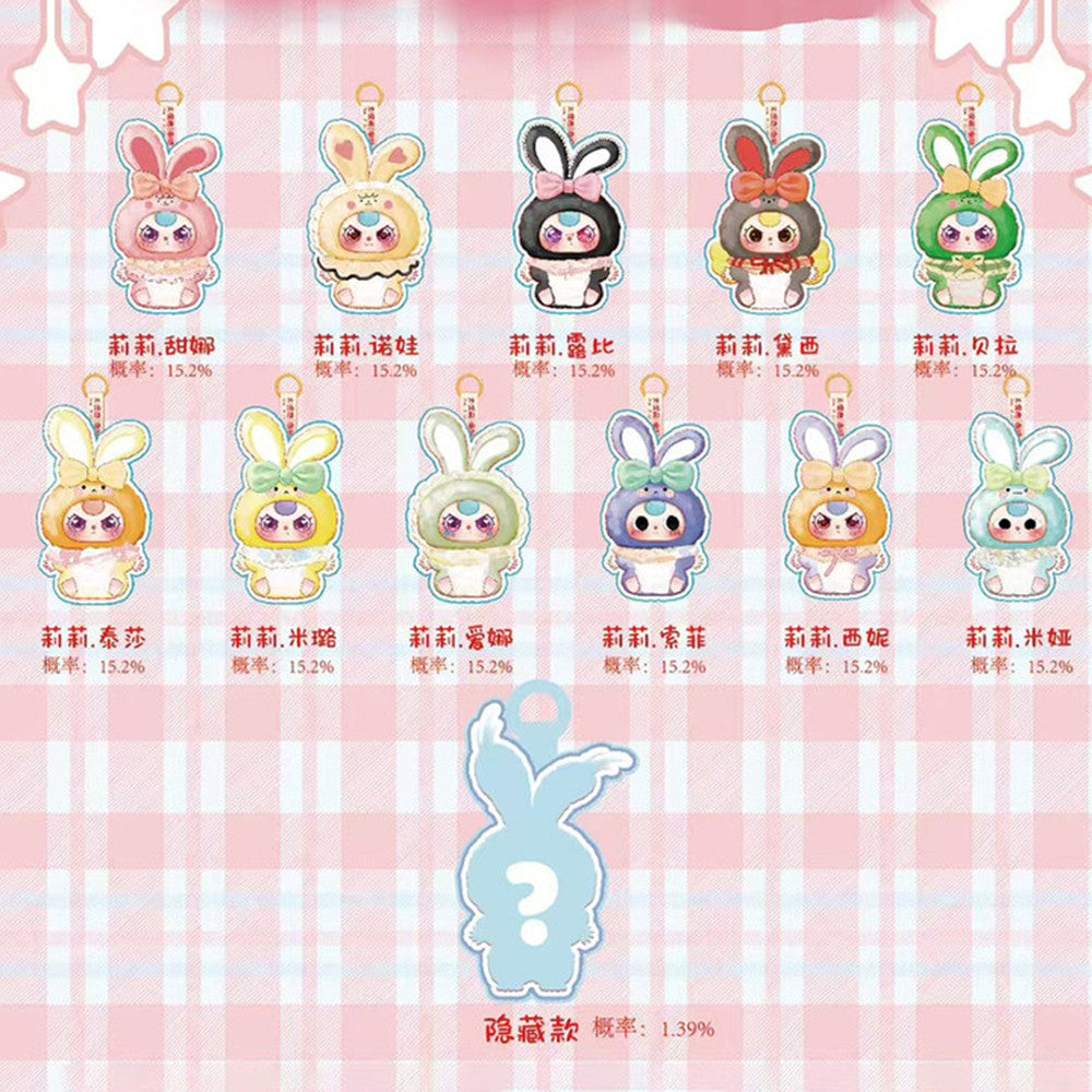 Authentic Baby Three Lily Rabbit Town Plush Blind Box – Cute Bunny Collectible Plush | Kawaii Mystery Box Gift for Plush & Toy Collectors