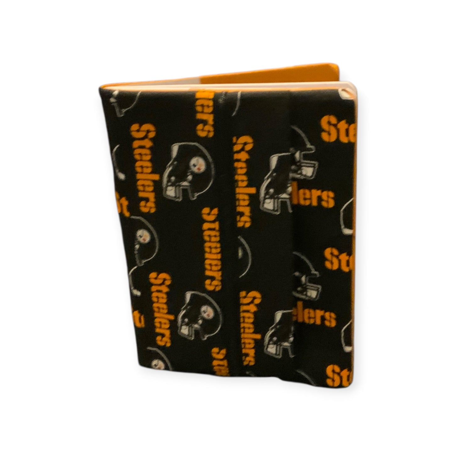 Pittsburgh Steelers Composition Notebook Cover | NFL Team Fabric Book Cover | Reusable Washable School Supply | Steelers Fan Gift | Sports Stationery