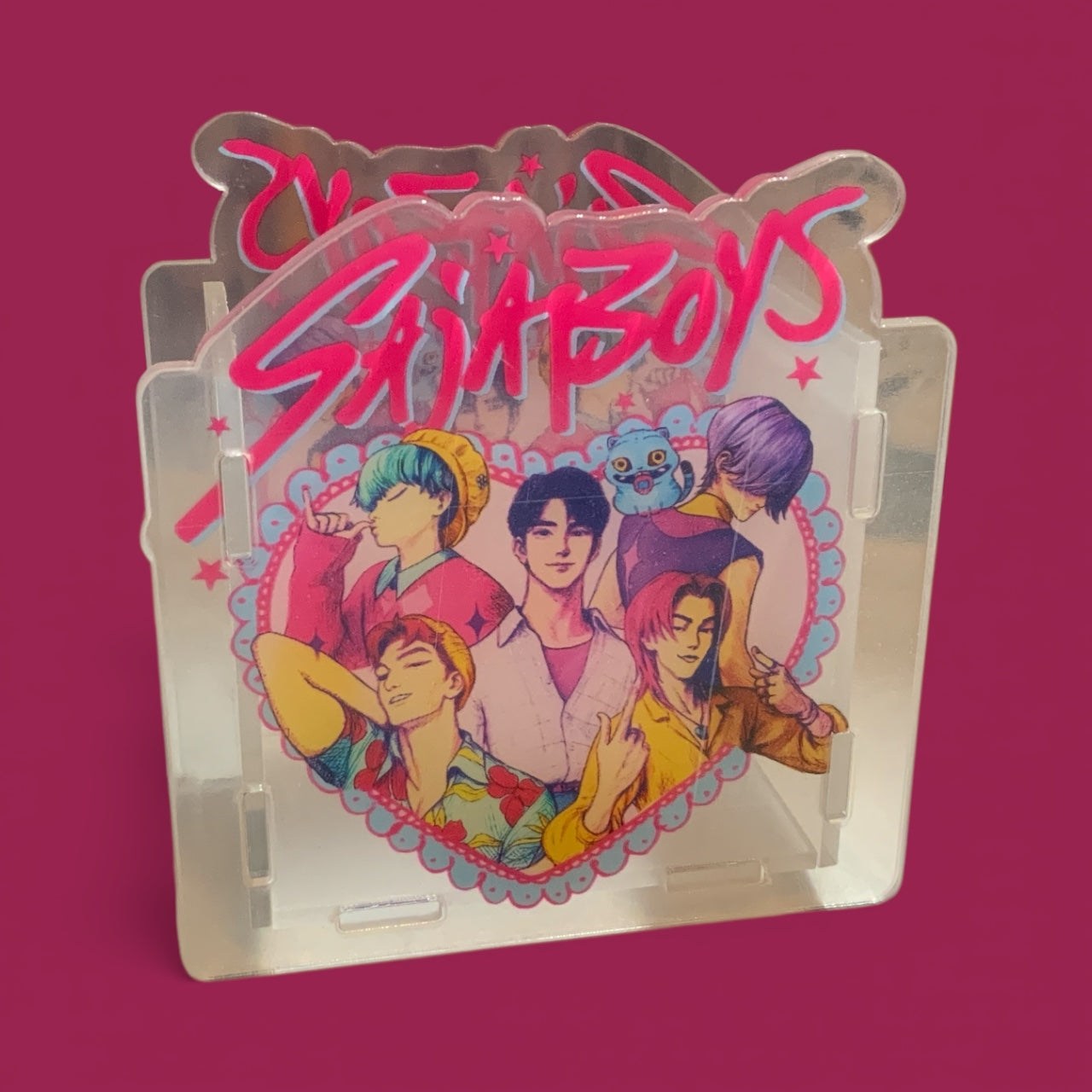 Demon Hunters K-Pop Pencil Holder | Saja Boys & Huntrix Desk Organizer | Kpop Fan Gift | Colorful Fandom Stationery Holder | Cute Desk Accessory