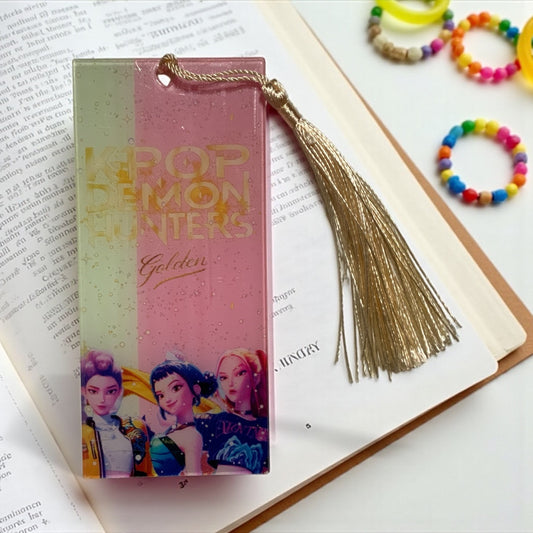 Bookmark | K-Pop Saja Boys & Demon Huntrix Demon Hunters Acrylic Bookmark | Anime-Inspired Pop Culture Bookmark | Cute Durable Gift for Readers & Collectors