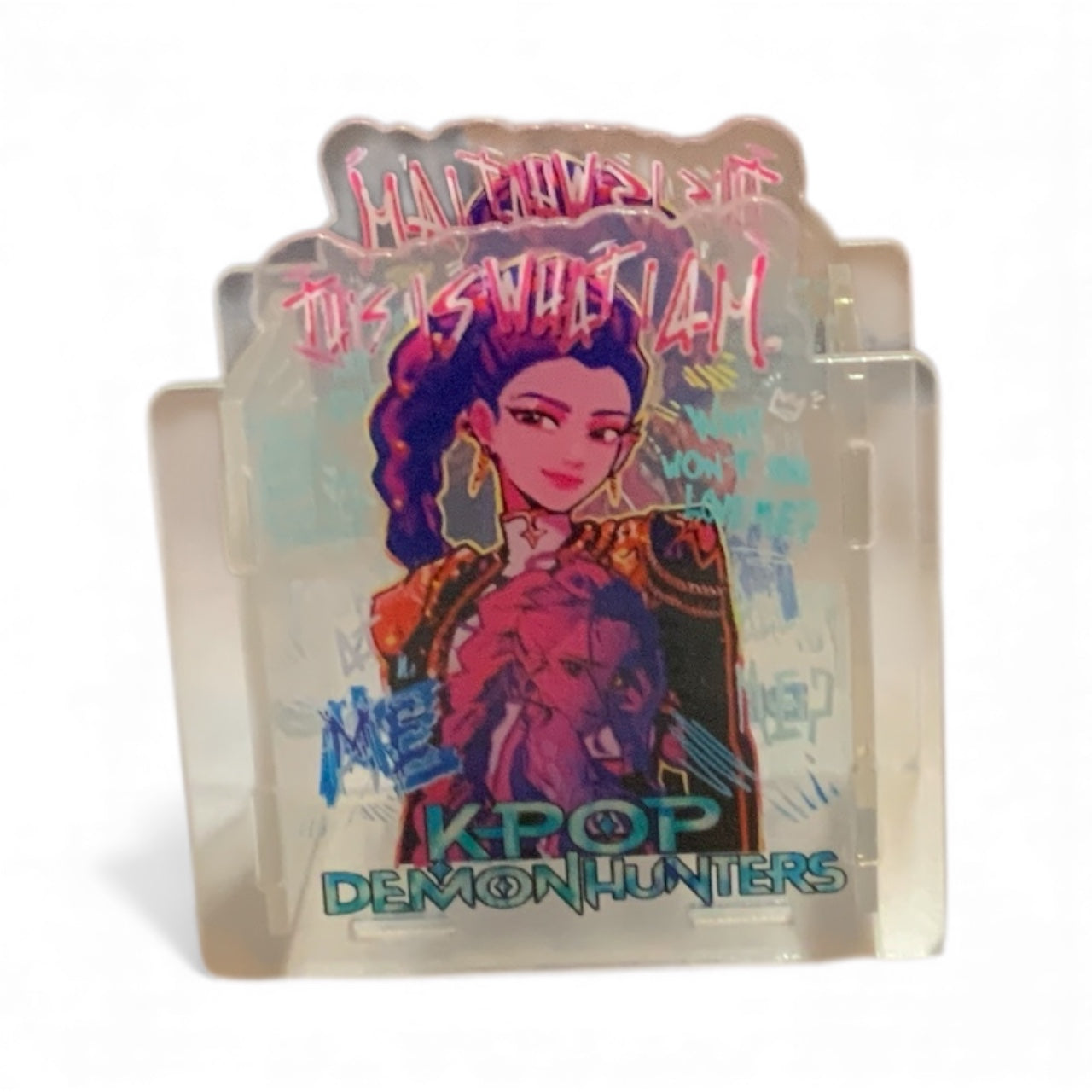 Pencil Holder | K-Pop Saja Boys & Huntrix Demon Hunters Pencil Holder | Acrylic Desk Organizer | Kpop Fan Gift | Cute Anime Stationery Organizer