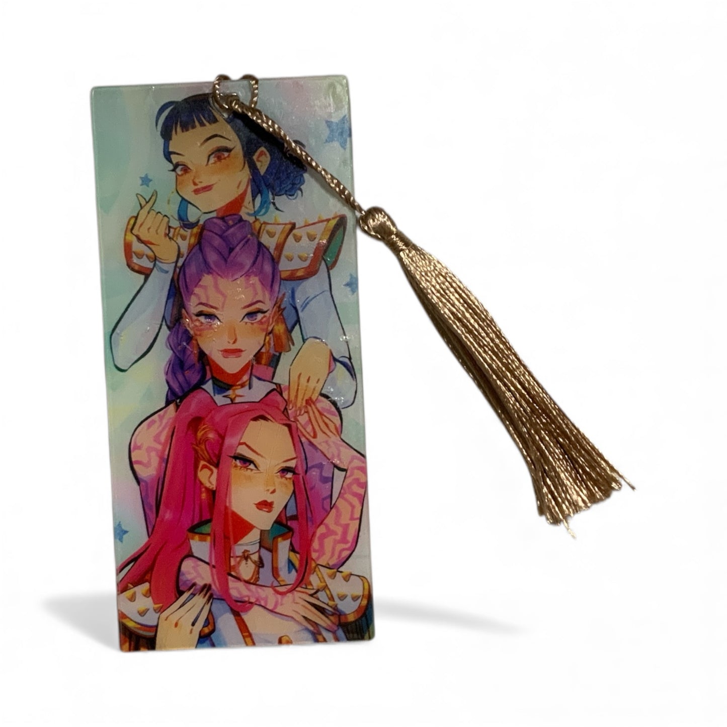 Bookmark | K-Pop Saja Boys & Demon Huntrix Demon Hunters Acrylic Bookmark | Anime-Inspired Pop Culture Bookmark | Cute Durable Gift for Readers & Collectors