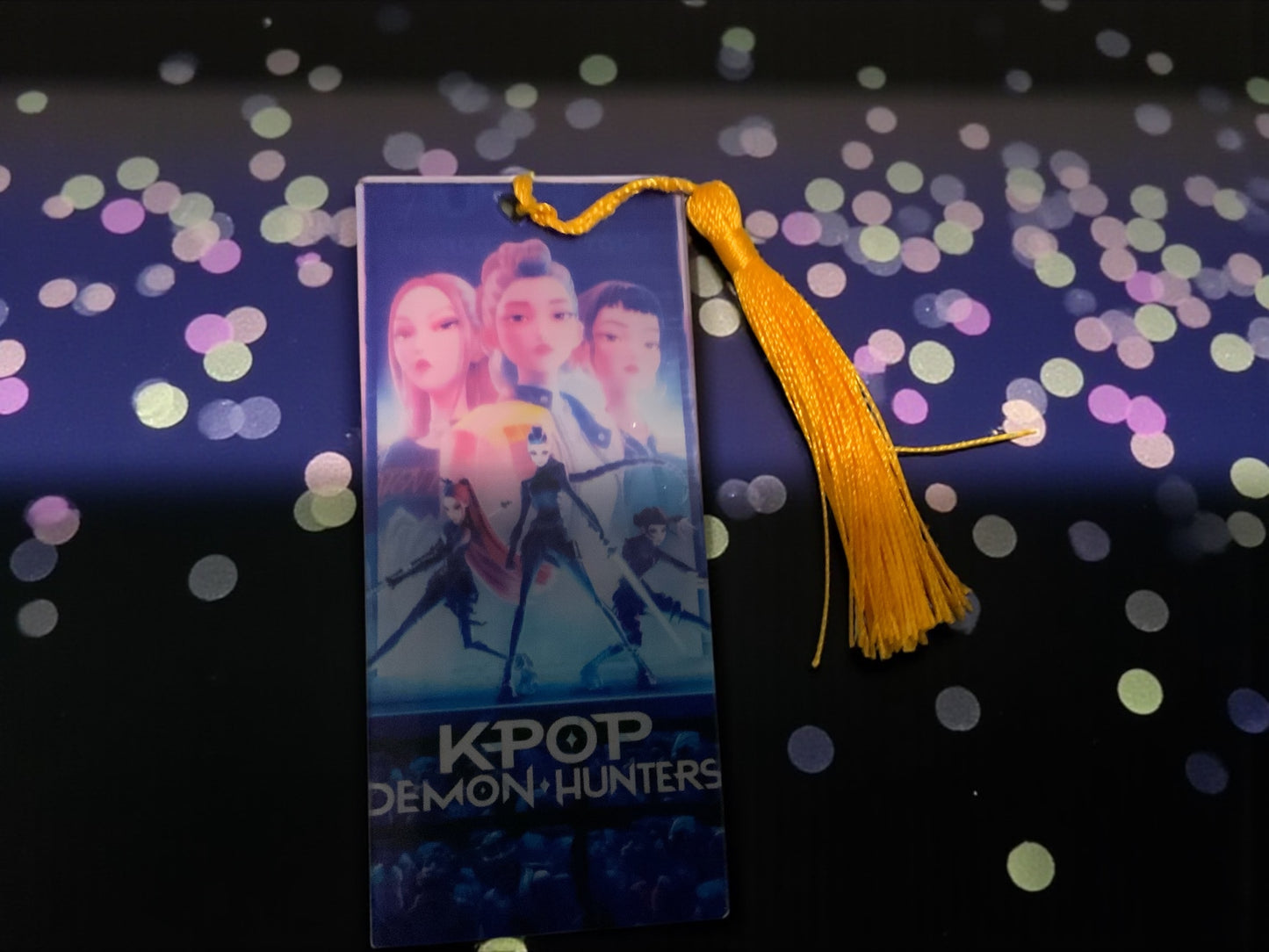 Bookmark | K-Pop Saja Boys & Demon Huntrix Demon Hunters Acrylic Bookmark | Anime-Inspired Pop Culture Bookmark | Cute Durable Gift for Readers & Collectors