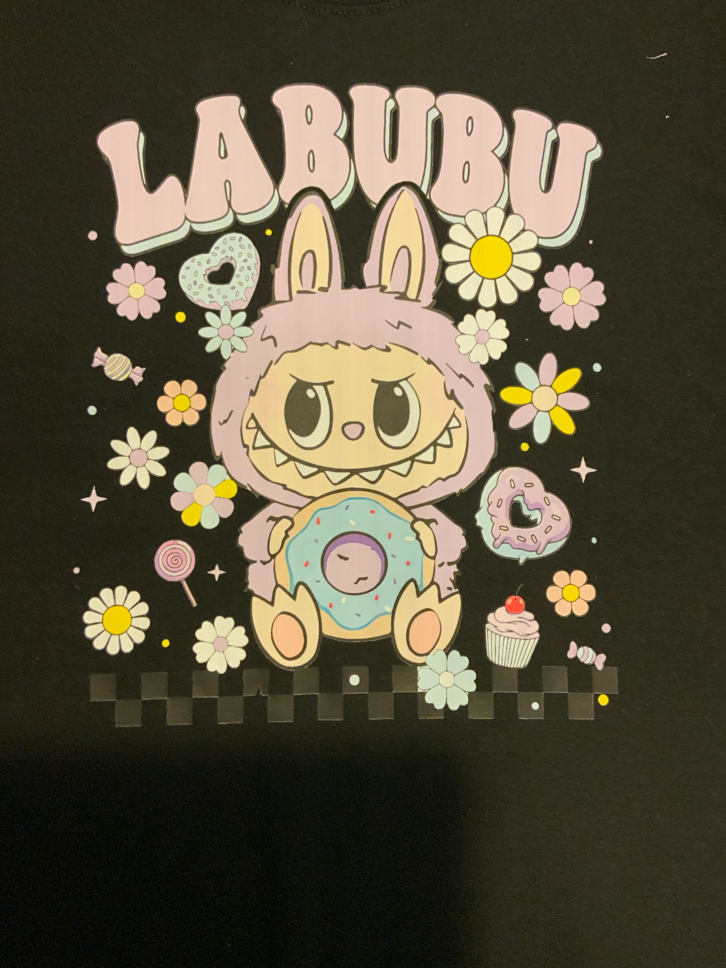 Handmade Labubu Short Sleeve Shirt | Cute Kawaii Character Tee |  Unique Gift for Labubu Fans