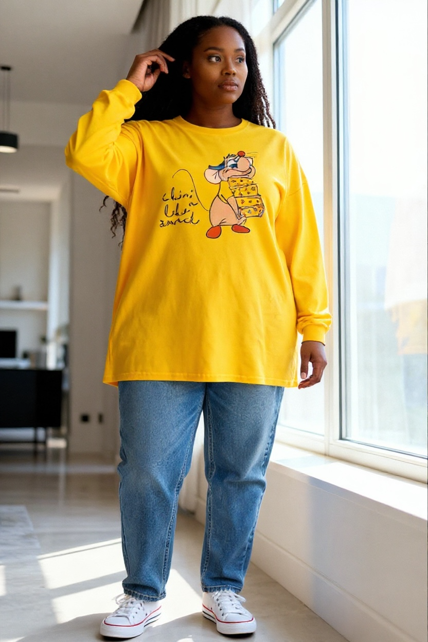 Long sleeve shirt | Looking for a Snack Long Sleeve Shirt | Funny Flirty Graphic Tee | Bold Yellow “I’m the Snack” Shirt | Confident Women’s Long Sleeve Topirt