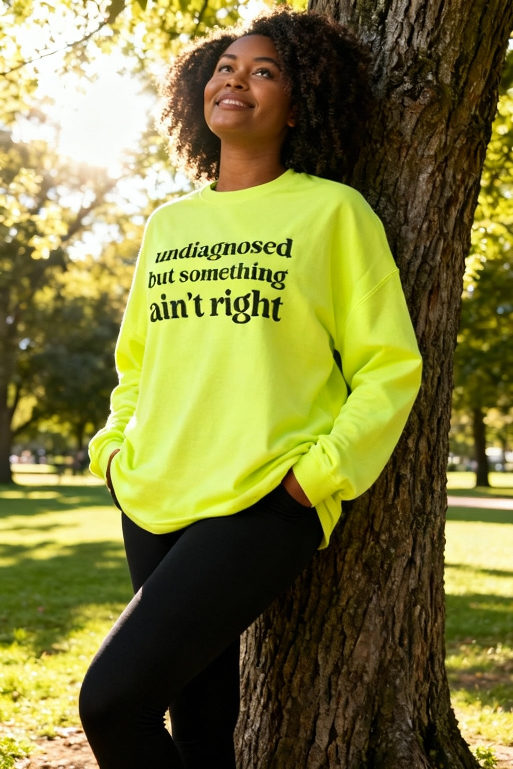 Undiagnosed But Something Ain’t Right Sweatshirt | Funny Mental Health Crewneck | Sarcastic Quote Sweatshirt | Relatable Humor Gift | Cozy Unisex Pullover