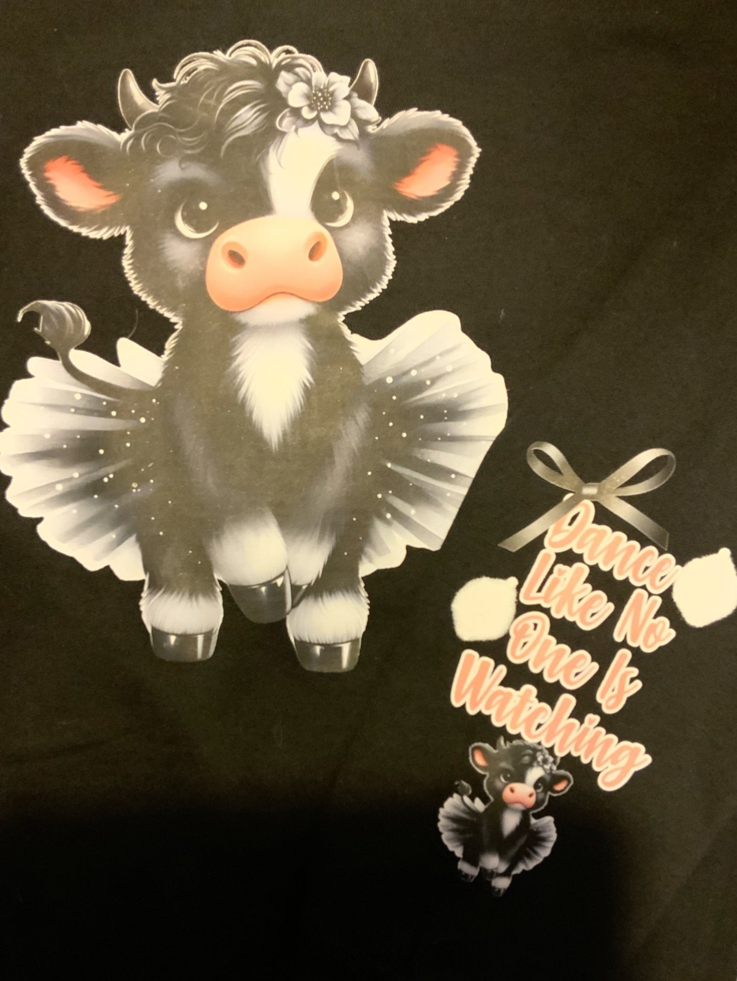 Stay cozy, confident, and carefree — because even a cow in a tutu knows how to dance like no one’s watching!