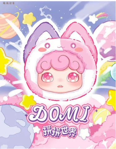Authentic DOMI Pinpin World Plush Blind Box – Set of 2 Bunny Plush Toys | Dream Factory Collectible Plush Figures for Kawaii & DOMI Fans