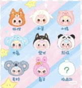 Liila Bunny Pink Plush Character Art – Cute Kawaii Rabbit Costume Collectible Print