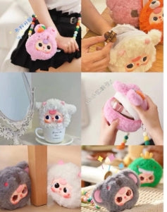 Liila Bunny Pink Plush Character Art – Cute Kawaii Rabbit Costume Collectible Print