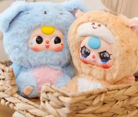 Baby Three Zodiac Series | Kawaii Collectible Plush Blind Box – 12 Zodiac Signs