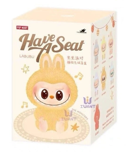 Pop Mart Labubu “Have A Seat” Vinyl Plush Blind Box – Mystery Designer Toy Collectible