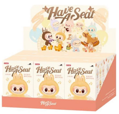 Pop Mart Labubu “Have A Seat” Vinyl Plush Blind Box – Mystery Designer Toy Collectible