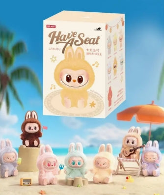 Pop Mart Labubu “Have A Seat” Vinyl Plush Blind Box – Mystery Designer Toy Collectible